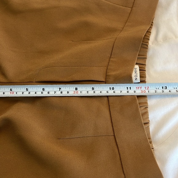 Babaton Conan Pull on Pants, Gold Mustard Yellow cropped Size 4 Office casual - Picture 11 of 13